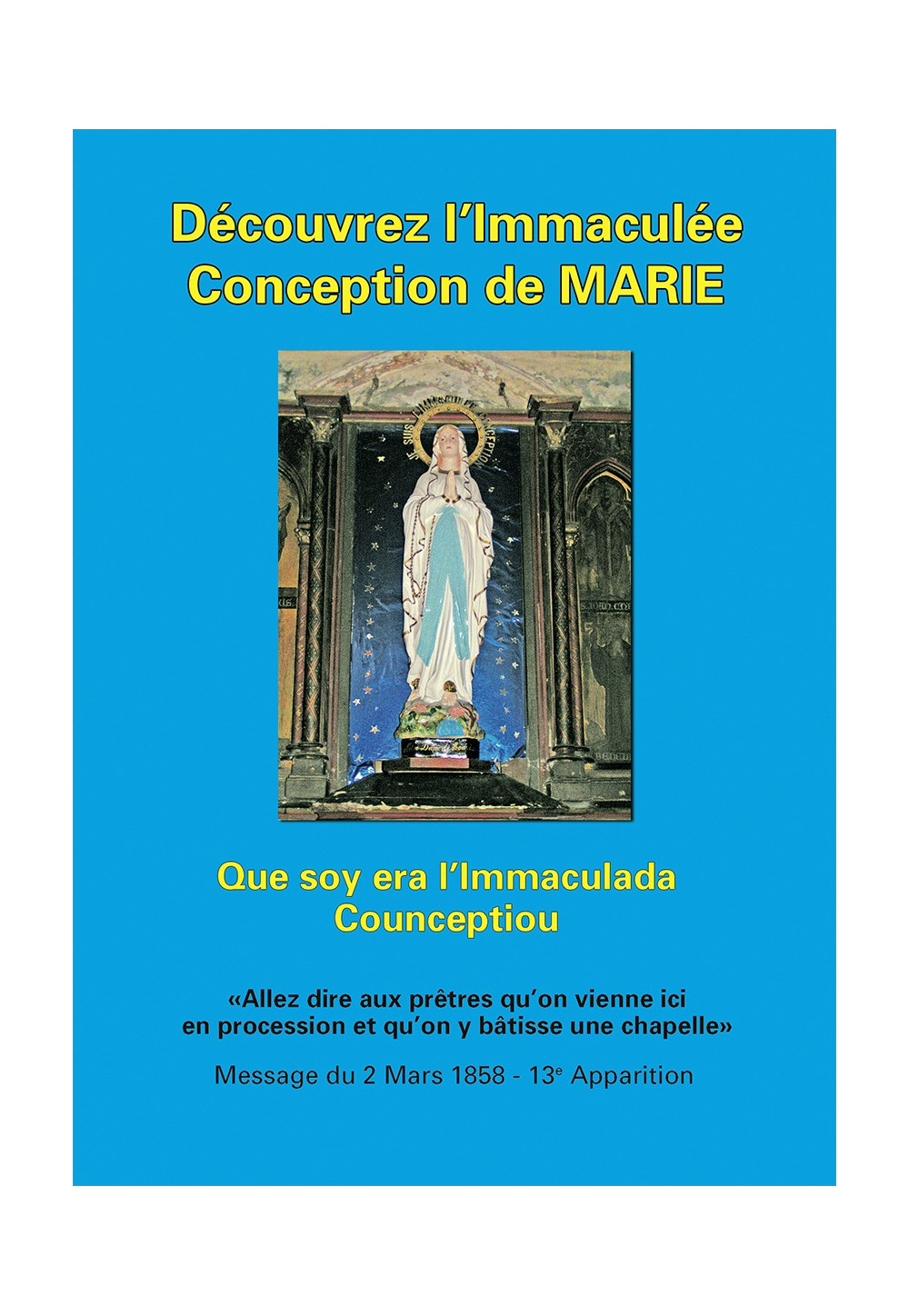 DÉCOUVREZ L’IMMACULÉE CONCEPTION DE MARIE