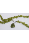 CHRYSOLITHE COLLIER PERIDOT PIERRES BAROQUES