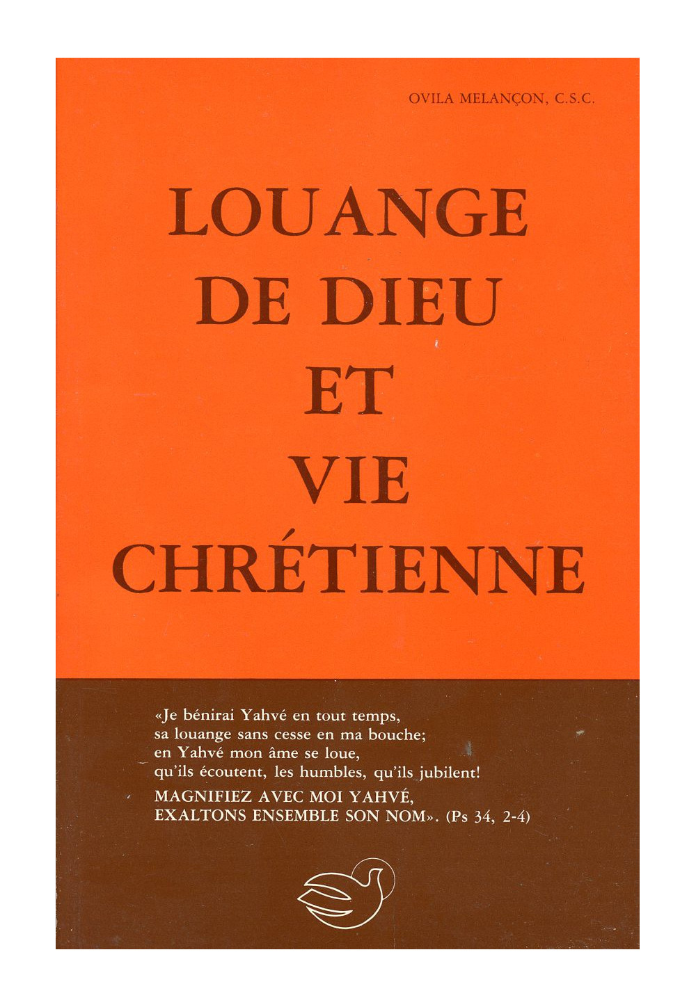 LOUANGE DE DIEU ET VIE CHRETIENNE