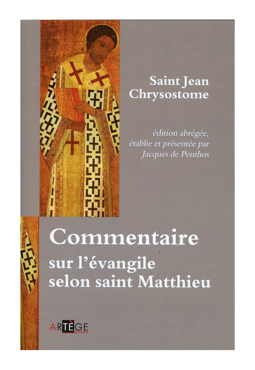 COMMENTAIRE SUR L'ÉVANGILE SELON SAINT MATTHIEU