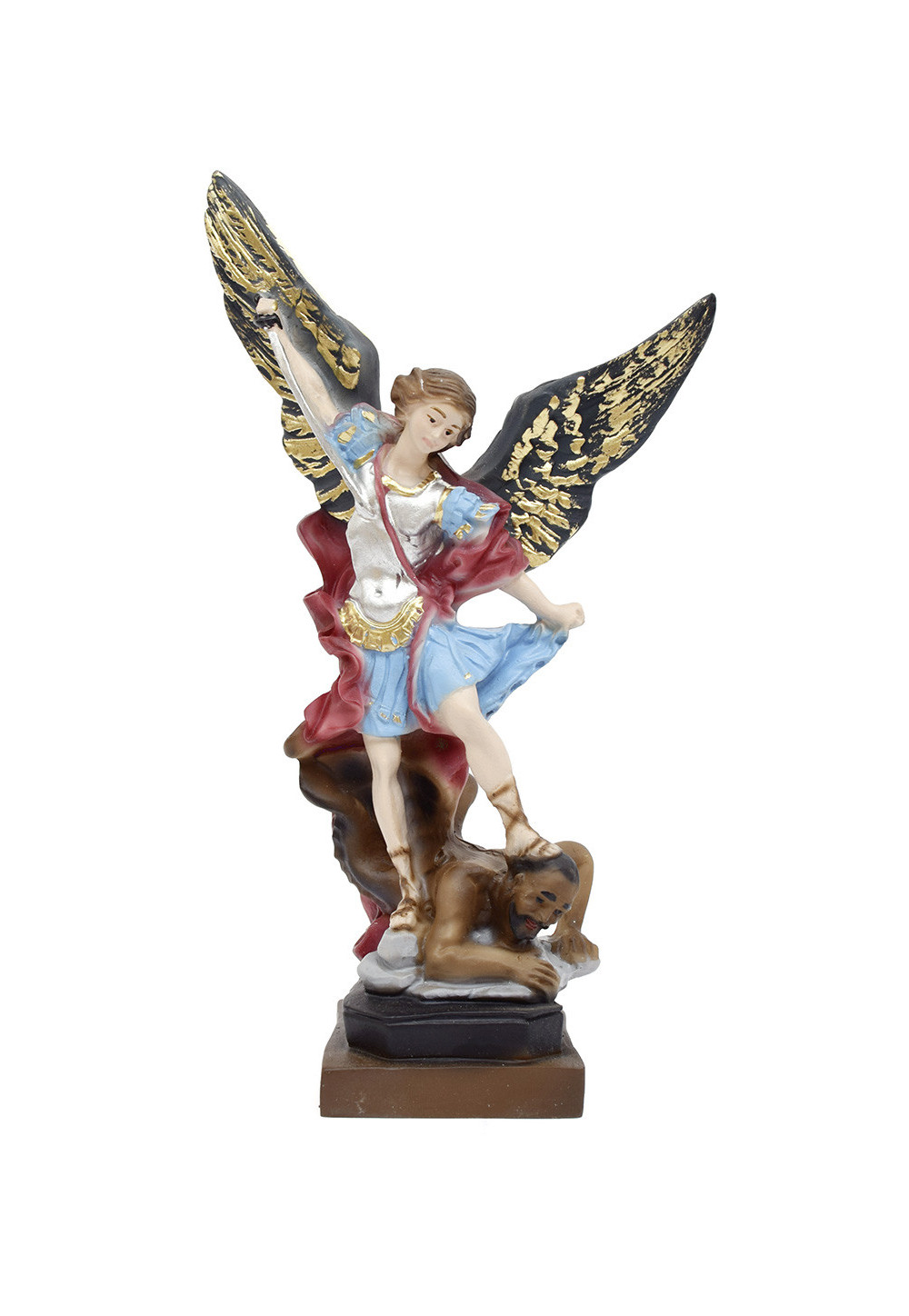 SAINT MICHEL ARCHANGE RESINE POLYCHROME