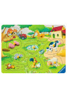 Puzzle animaux 9pièces bois