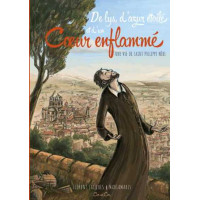 De Lys, d’Azur étoilé, et d’un Coeur enflammé