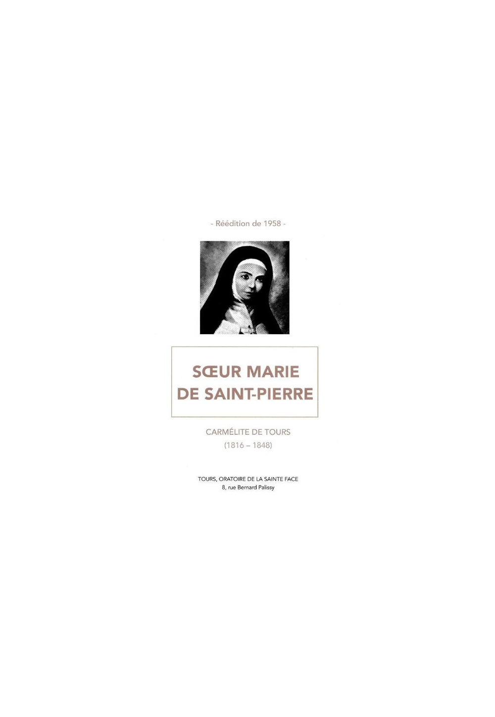 SOEUR MARIE DE SAINT-PIERRE