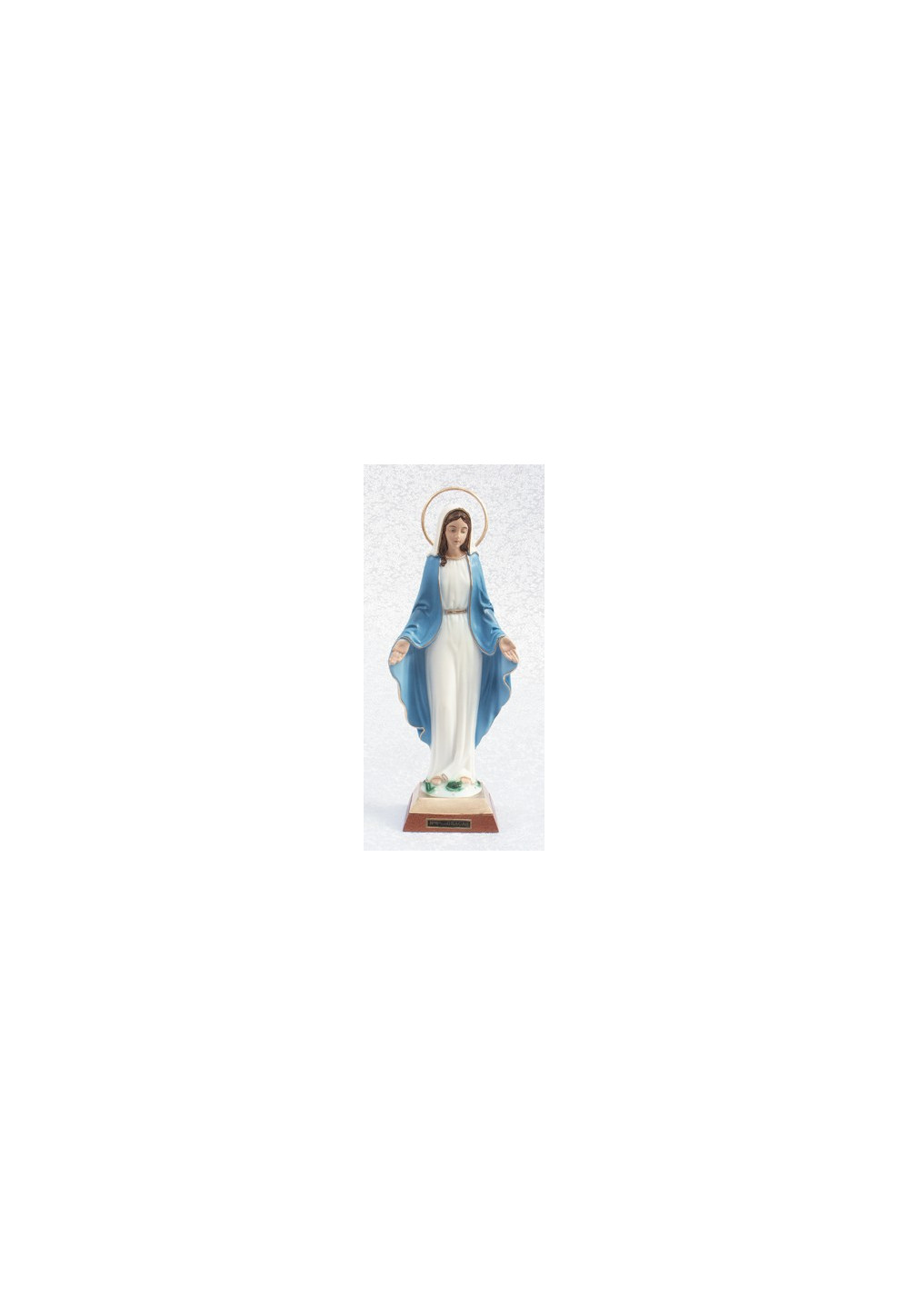 VIERGE MIRACULEUSE statue couleurs