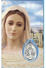 CARTE MEDAIL PLASTIQUE MEDJUGORJE