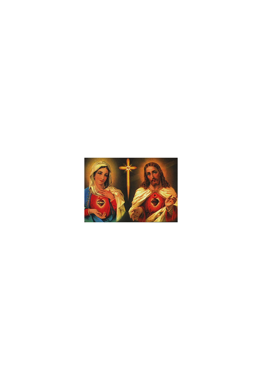 IM SACRES COEURS DE JESUS ET MARIE FT 10,5 x 15 cm