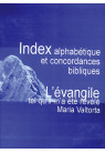 INDEX ALPHABETIQUE ET CONCORDANCE BIBLIQUE M VALTORTA