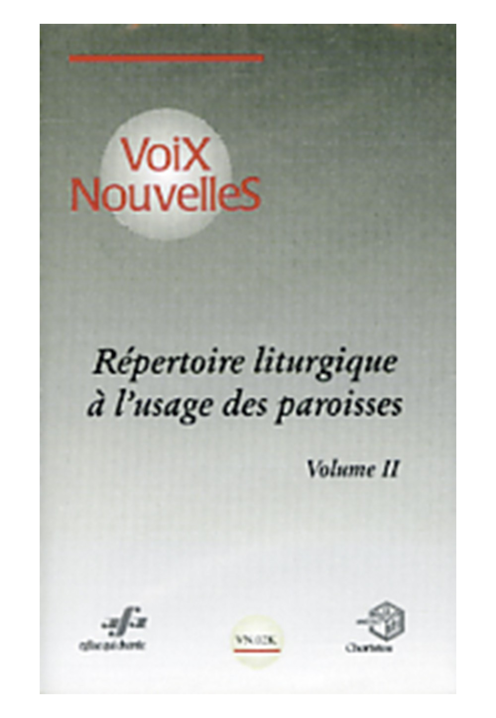 REPERTOIRE LITURGIQUE DES PAROISSES 2