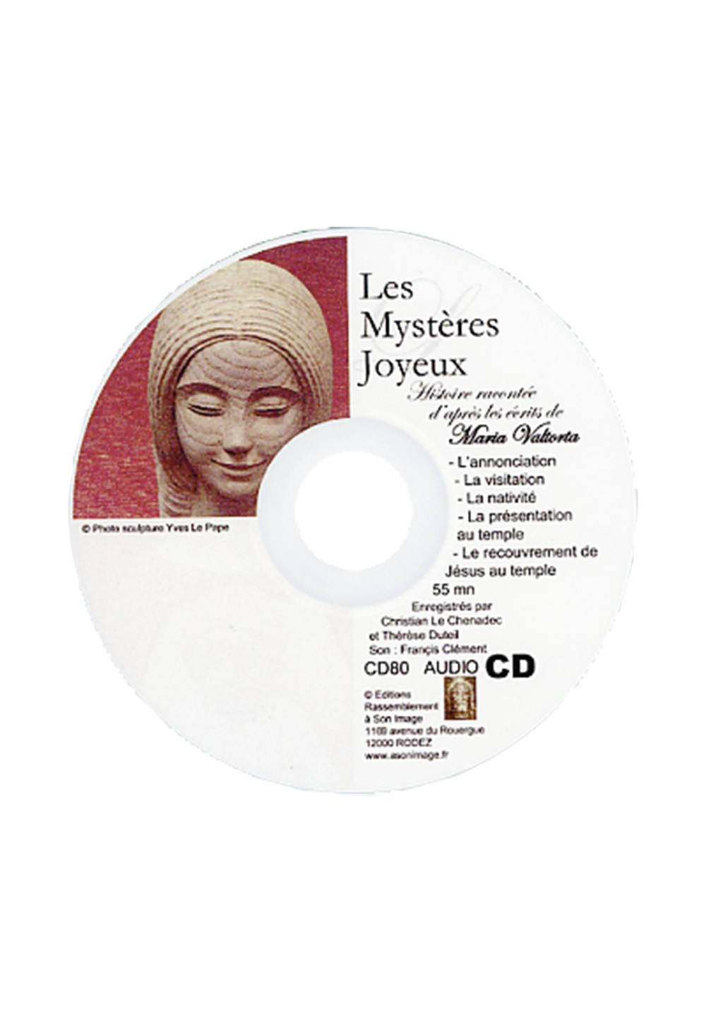 MARIA VALTORTA CD1 MYST JOYEUX Méditation d'après ses écrits