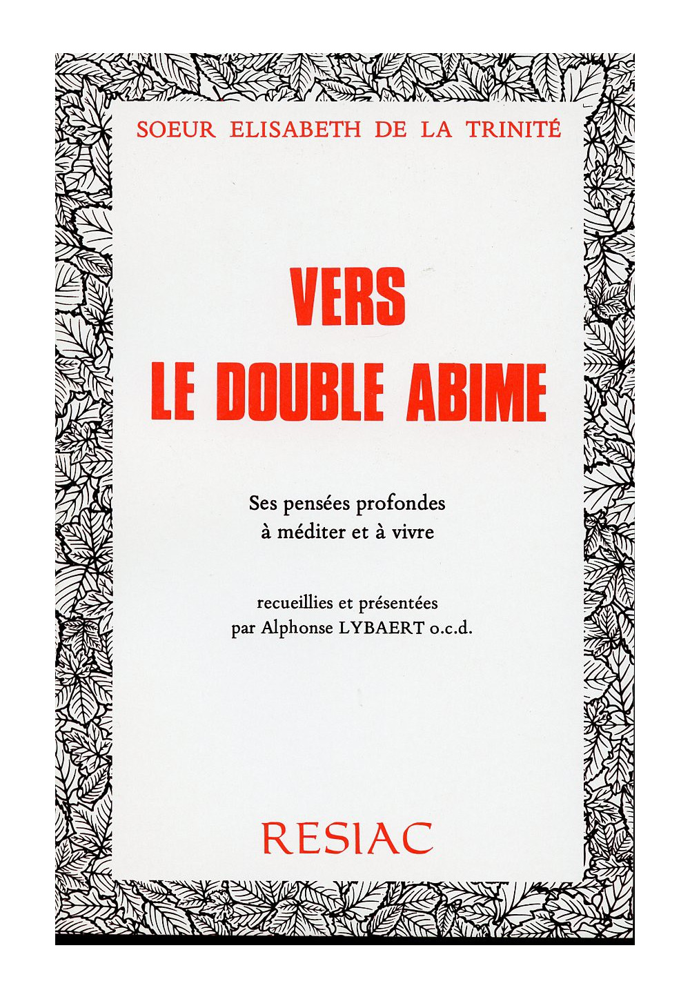 VERS LE DOUBLE ABIME SR DE LA TRINITE